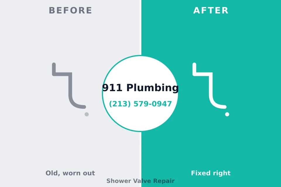 Before and after: plumbing company Bohners Lake, WI